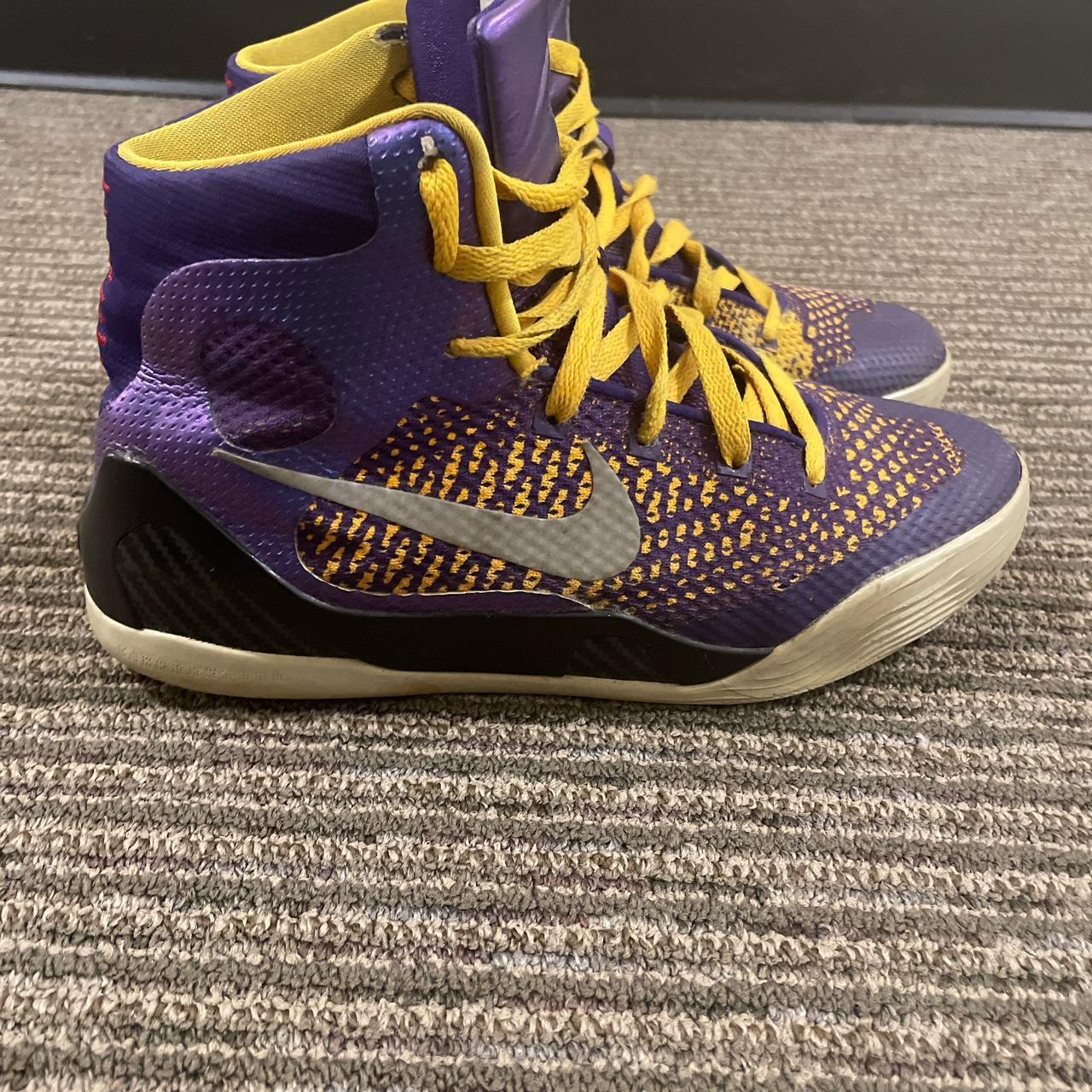 Nike Kobe Ix 9 Elite Lakers Court Purple Gs... - Depop