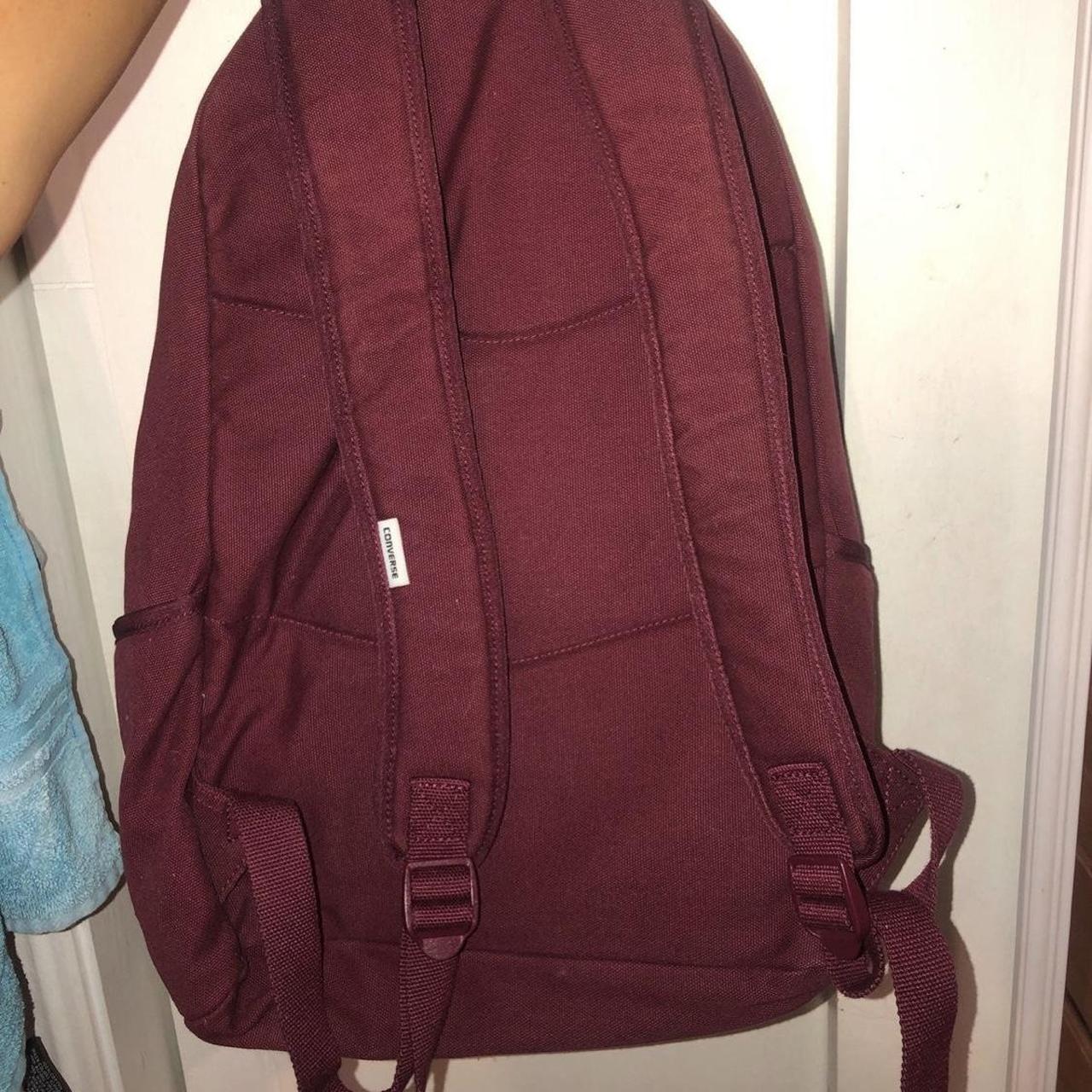 Converse Women's Burgundy and Red Bag | Depop