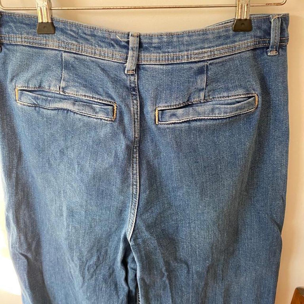 High waisted wide leg jeans. M and s jeans. Per una... - Depop