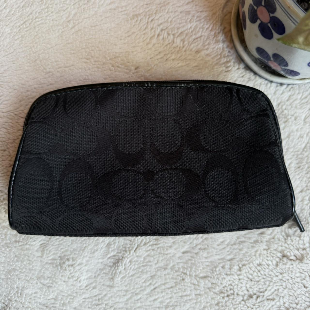 Coach Black good Purse with 2 Coach cosmetic bags