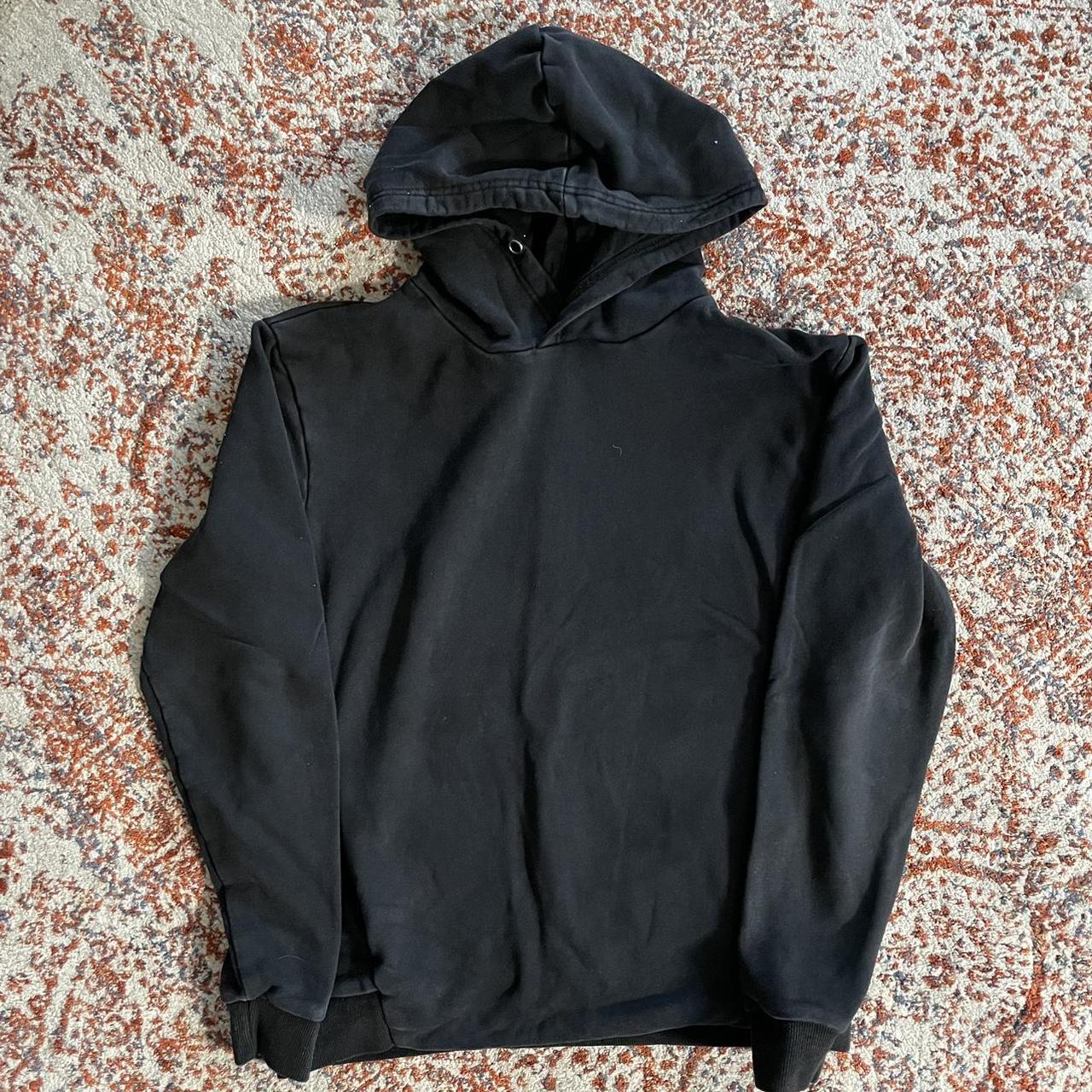 ESNTLS hoodie Black Size Medium slim fit so it. Depop