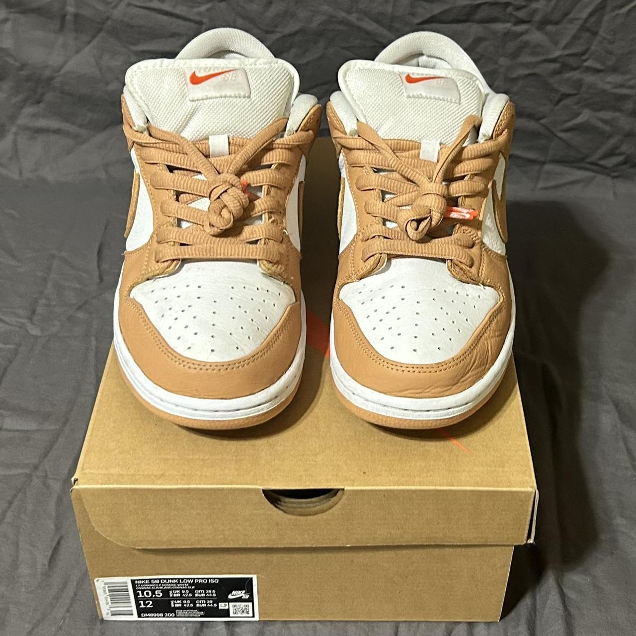 NIKE DUNK LOW SB LIGHT COGNAC - Depop