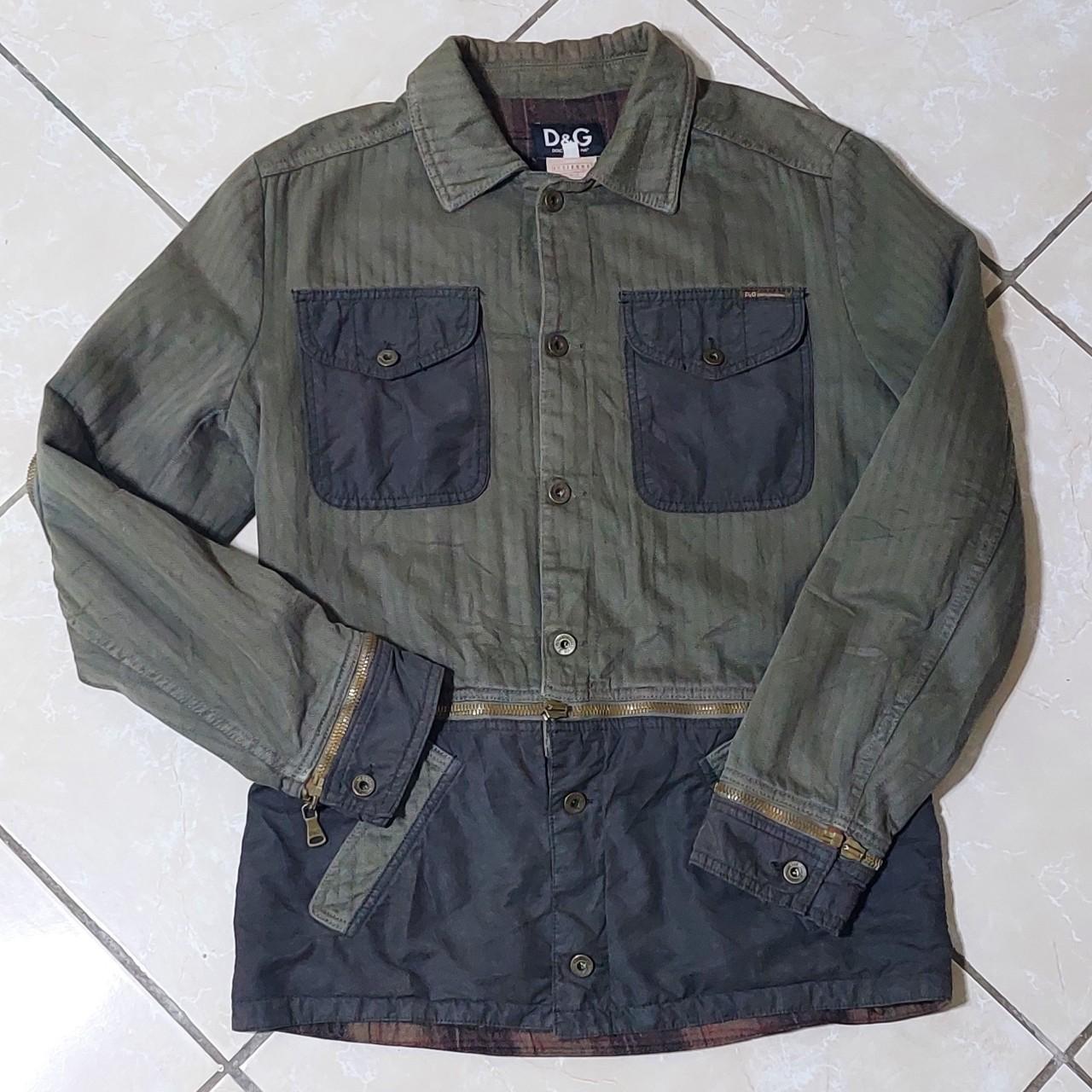 Yves Saint Laurent Men's Grey and Black Jacket