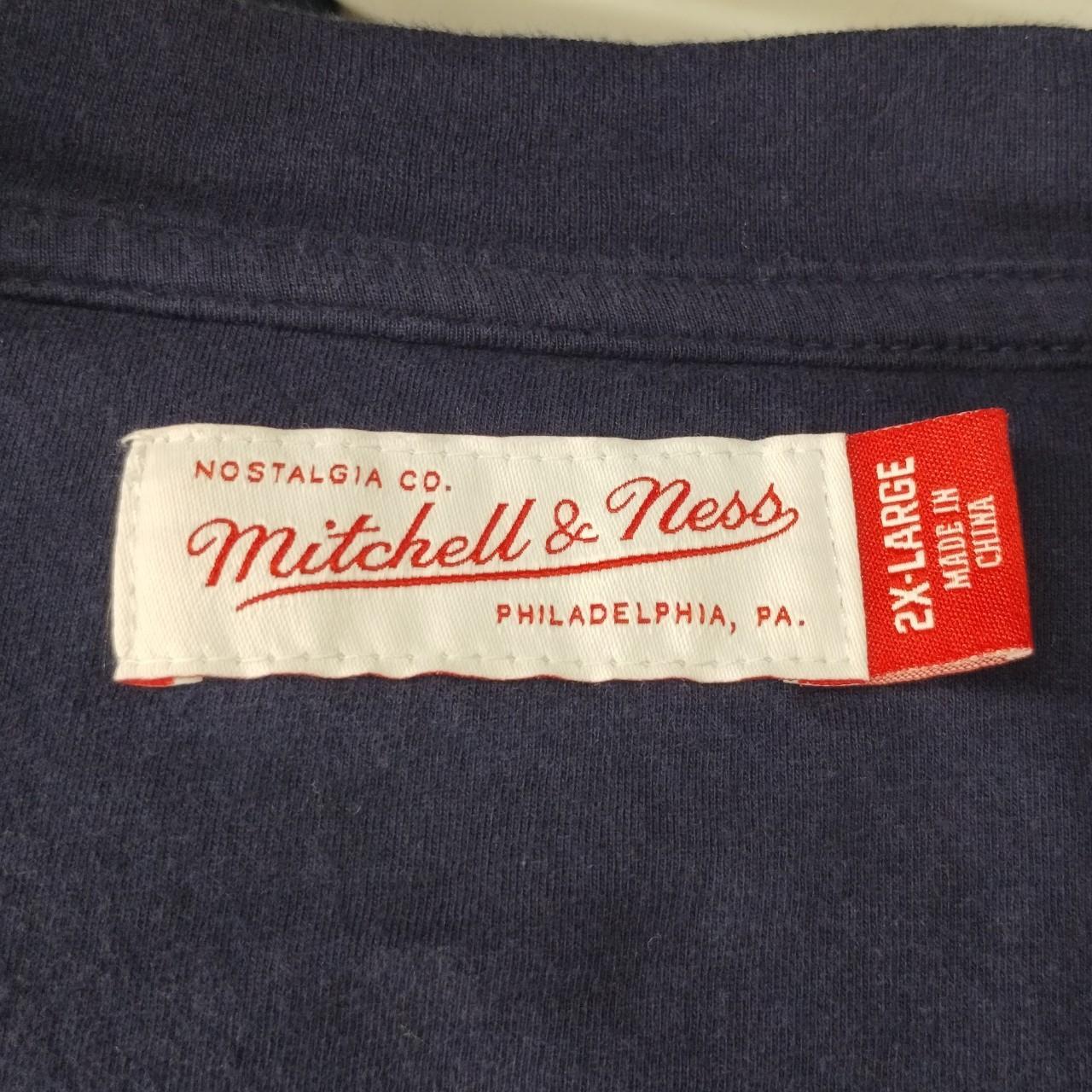 Vintage Mitchell and Ness Mens Large Maroon and Gray - Depop