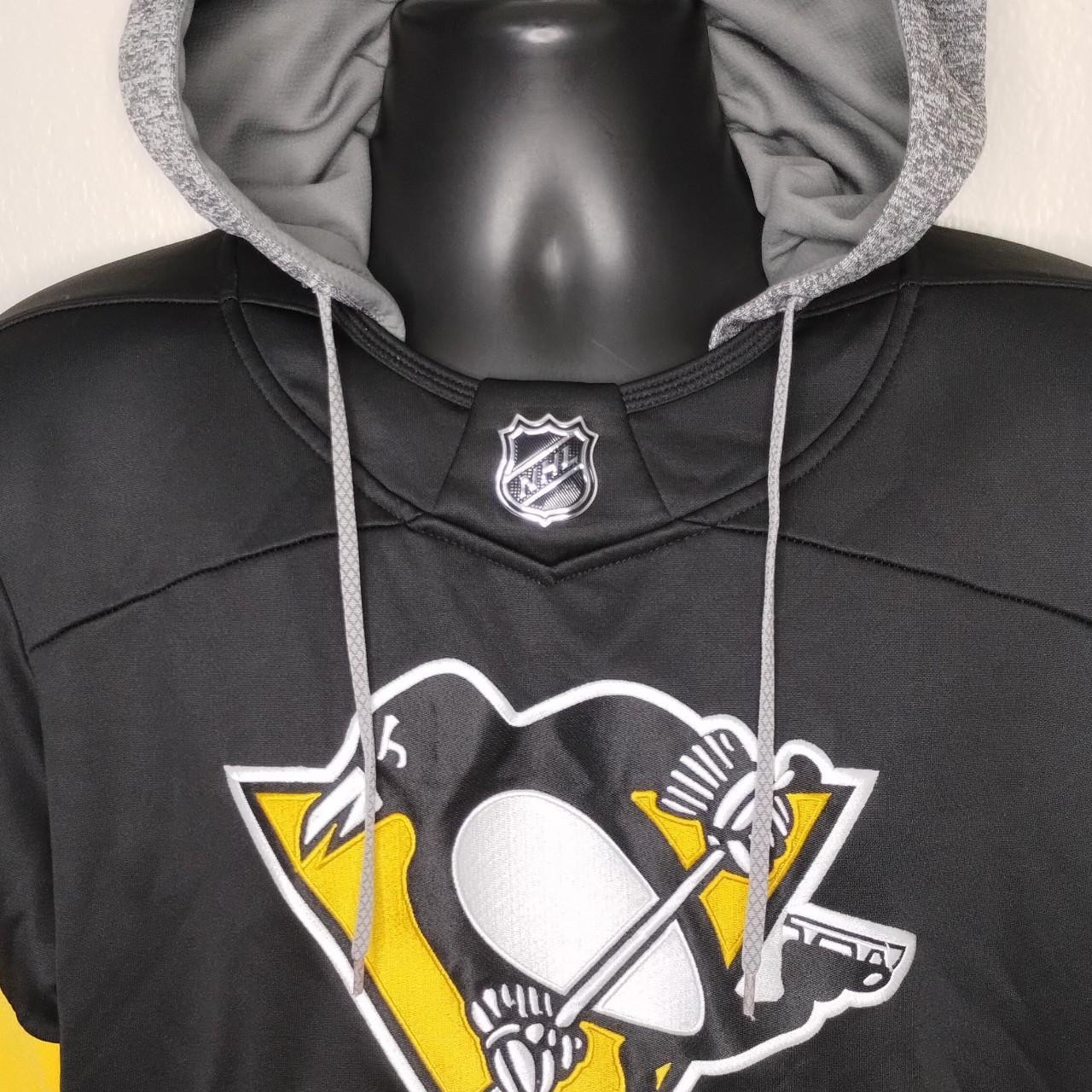 Pittsburgh Penguins Men's Medium NHL Jersey Hoodie - Depop