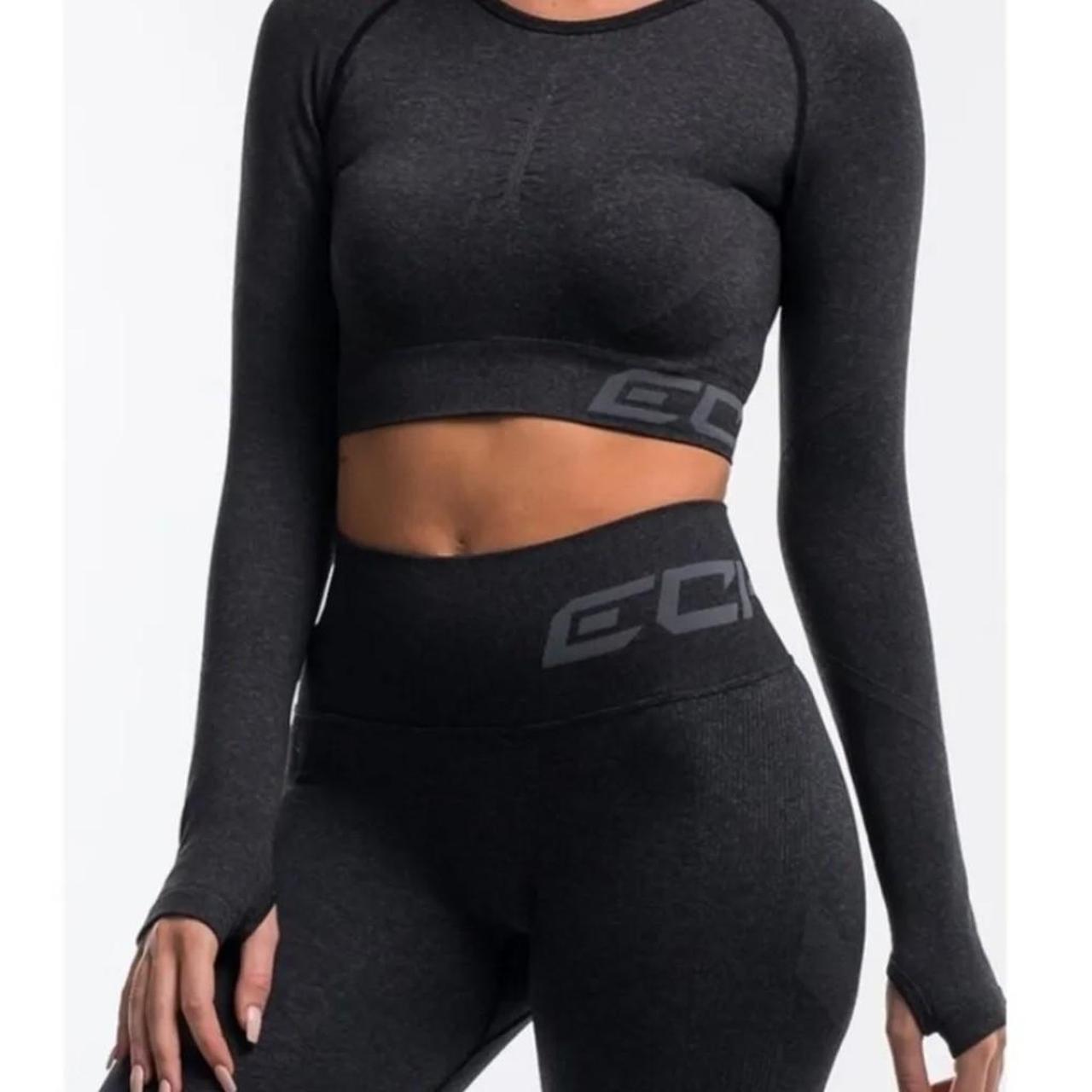 ECHT arise black leggings- scrunch Brand new, still - Depop