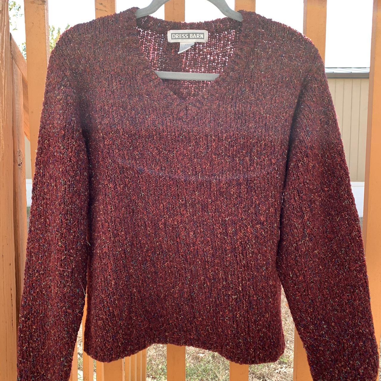 Dress barn outlet red sweater