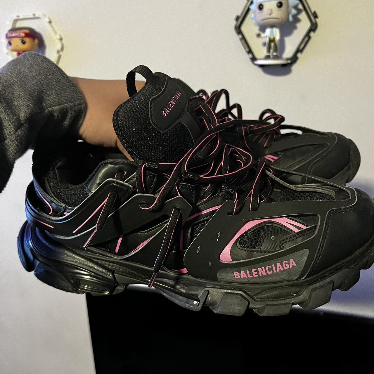 balenciaga high top mens pink