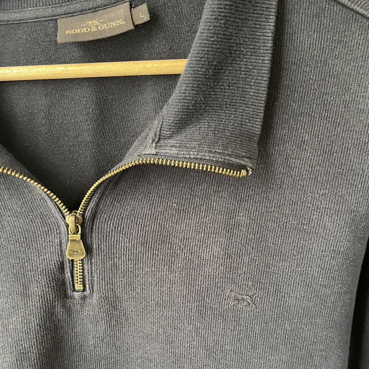 Rodd & Gunn navy quarter zip jumper Message before... - Depop