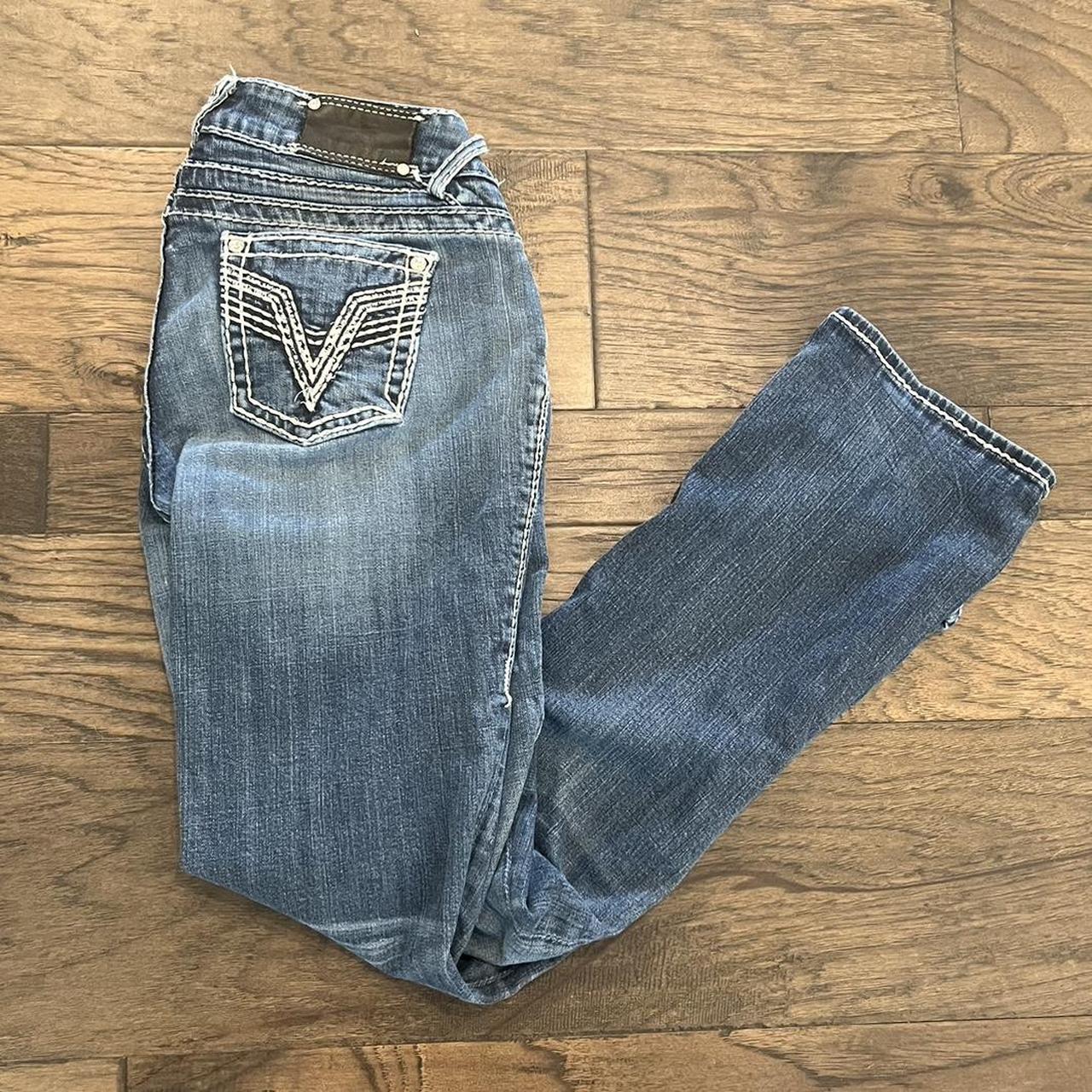 Vigoss Women's Navy Jeans | Depop