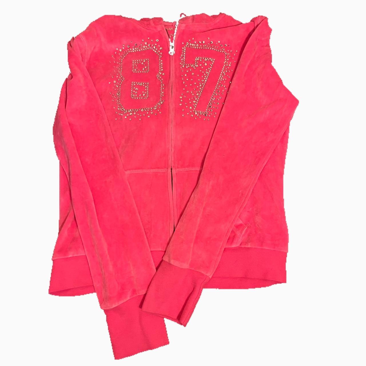 Aero hot pink rhinestone jacket So cute reminds me... Depop