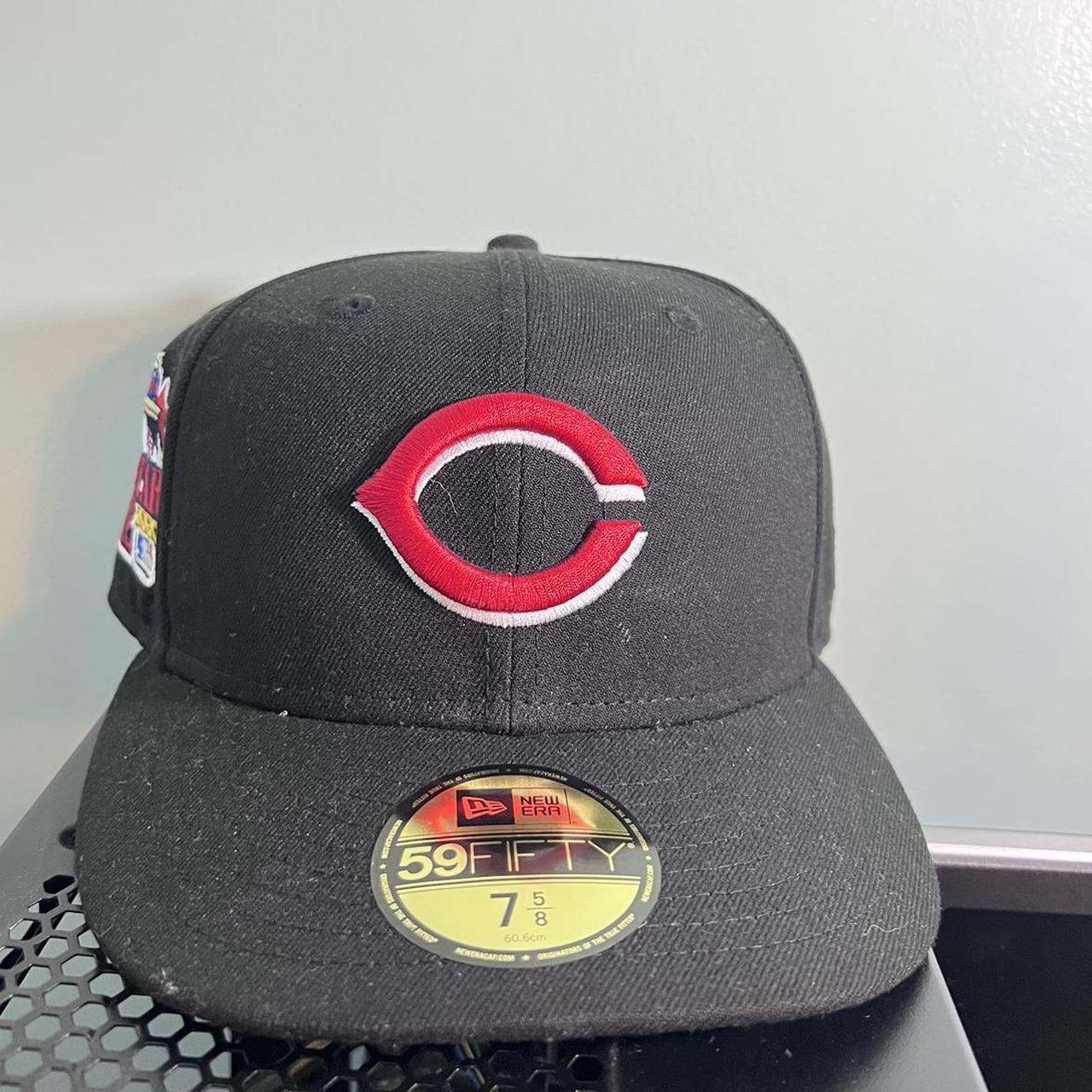 New Era Cincinnati Reds Fitted Grey Bottom Black Grey