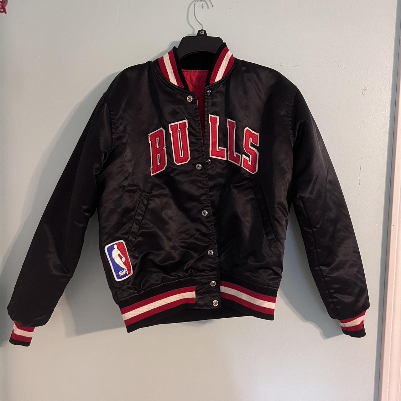 90s Starter Vintage Chicago Bulls Denim Jacket - HJacket