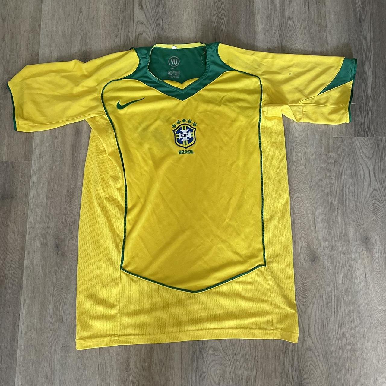 Medium Nike T90 Brazil shirt. Worn a bit, and a few... - Depop