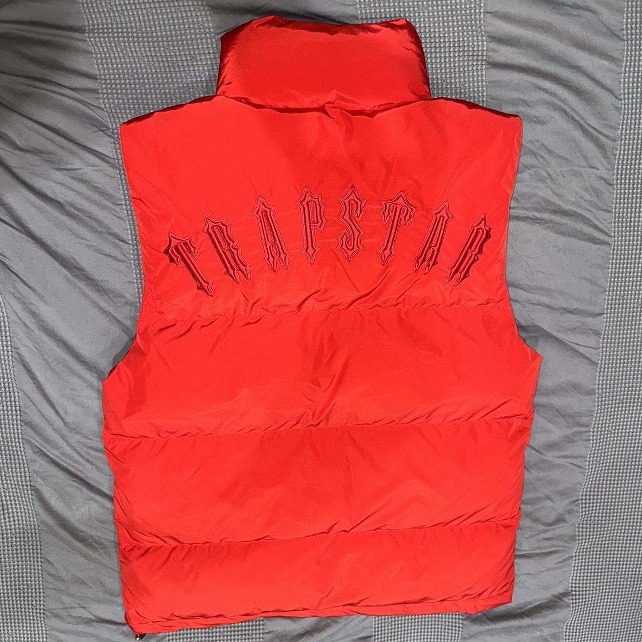 Trapstar Men's Red Gilet Depop