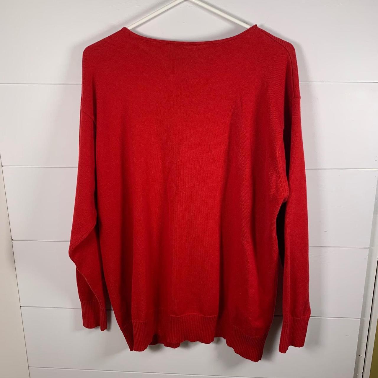 Bob Mackie Women's Sweater - Red - L – VTG Bob Ma… - image 2