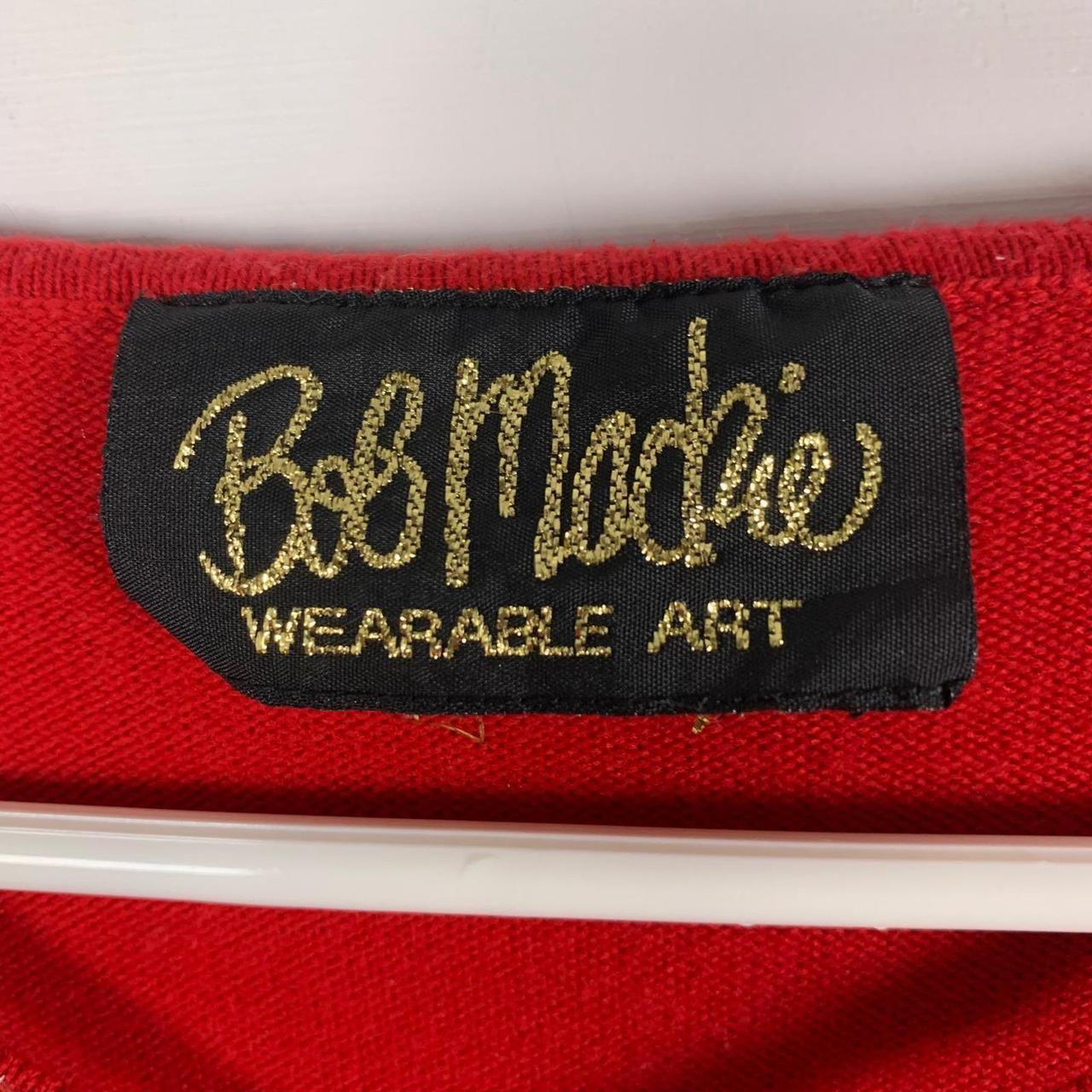 Bob Mackie Women's Sweater - Red - L – VTG Bob Ma… - image 4