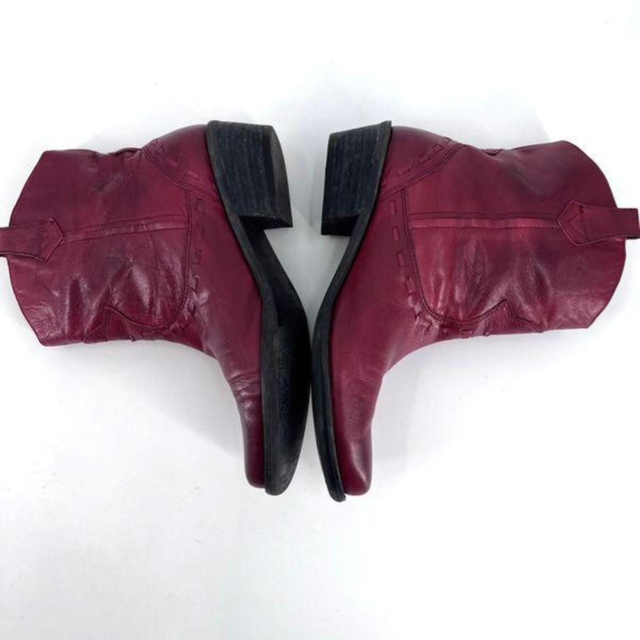 franco sarto red cowboy boots