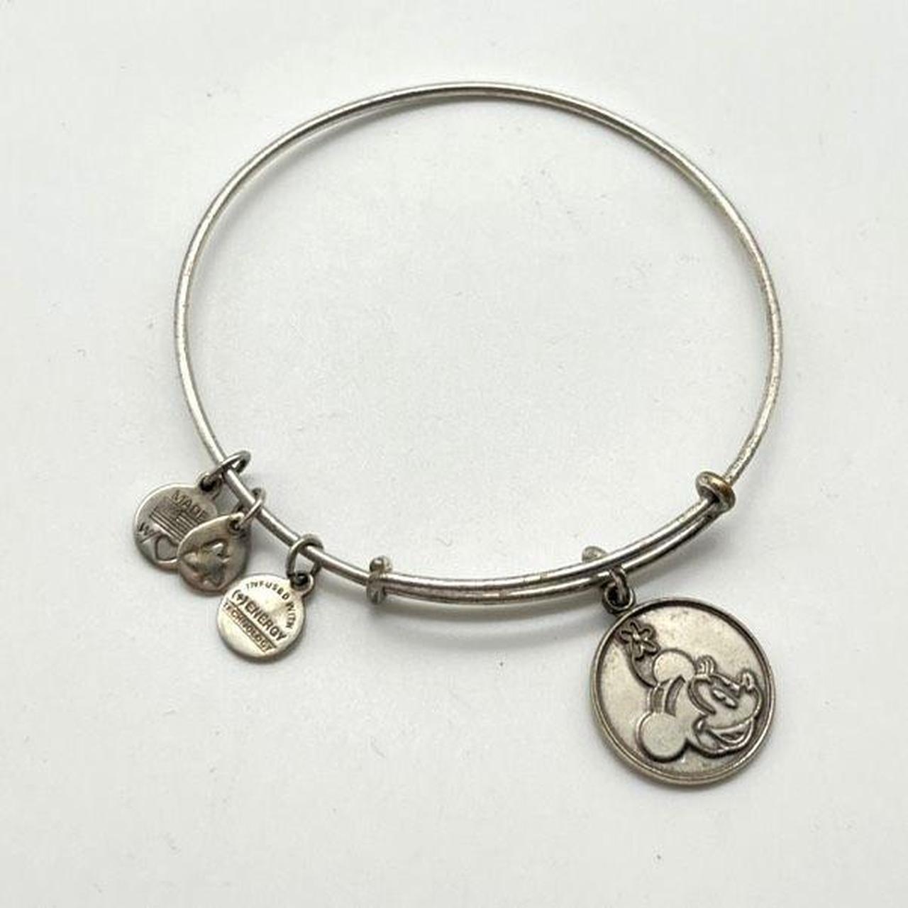 Alex and Ani Disney silver tone bangle bracelet... Depop
