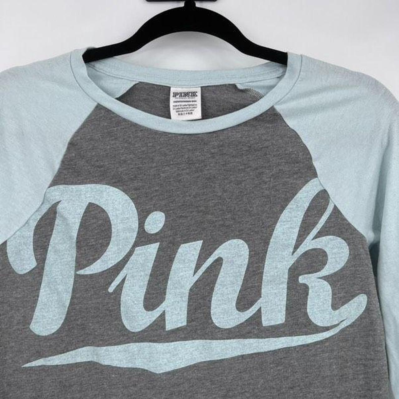 Victoria's Secret Women's Gray & Baby Blue Long | Depop Victoria's Secret Women's Gray & Baby Blue Long | Depop