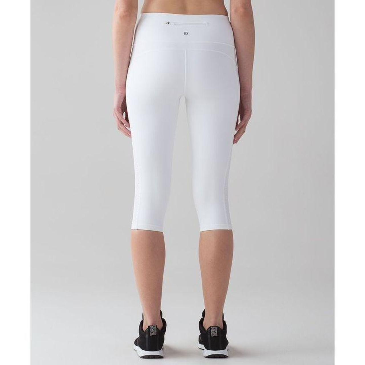 Stay Comfortable and Stylish with the White Lululemon Mind Over Miles Crop  17