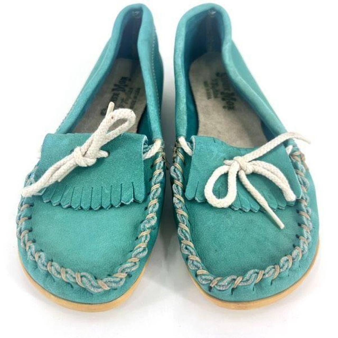 Women's Blue Loafers | Depop