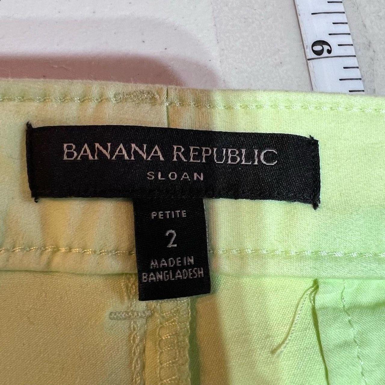 Banana Republic Sloan Pant Mid-Rise Ankle Length in - Depop
