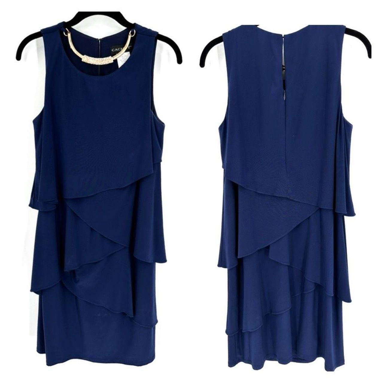 Cachet navy best sale blue dress