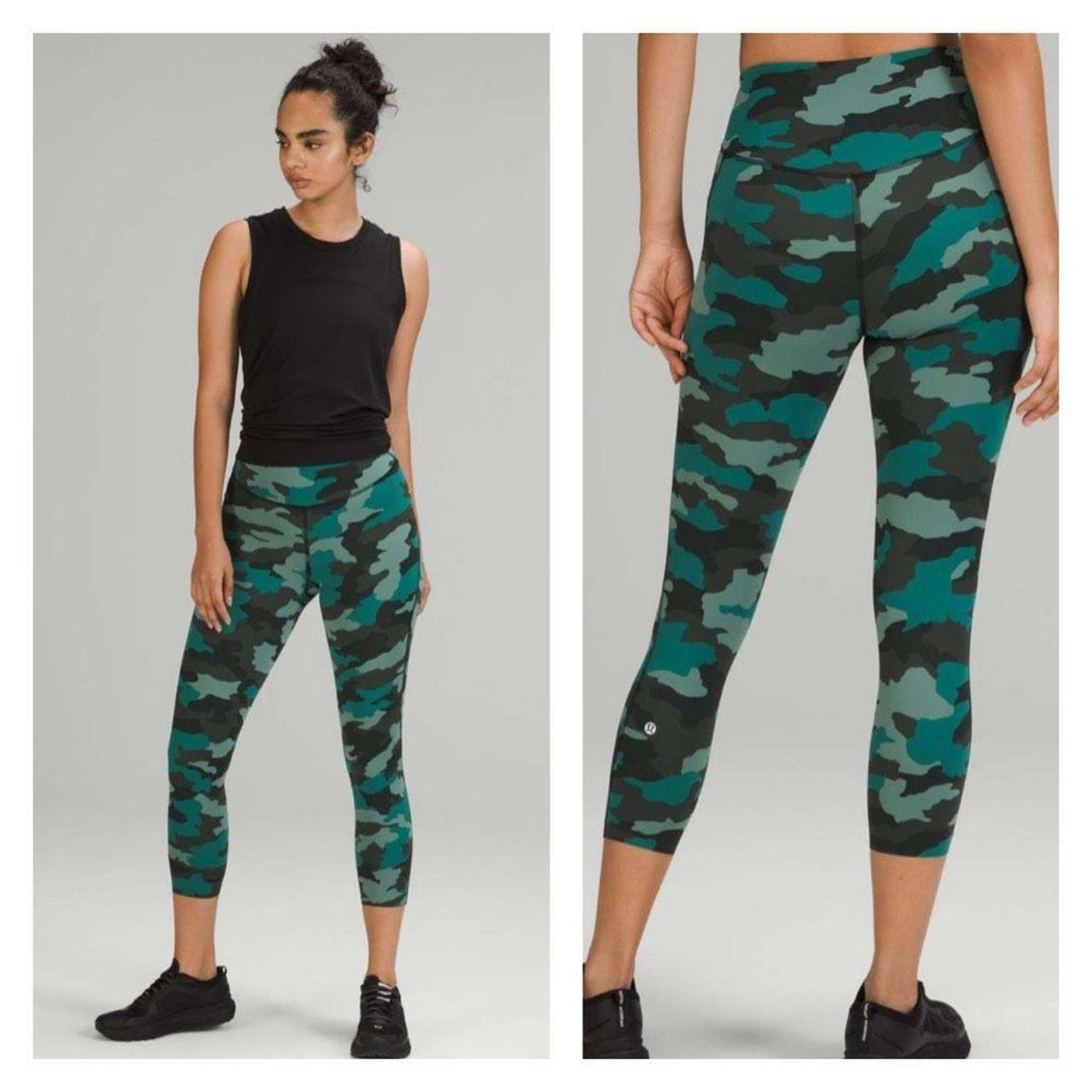 Lululemon Train Times Crop 17 Nocturnal Teal Luxtreme 4