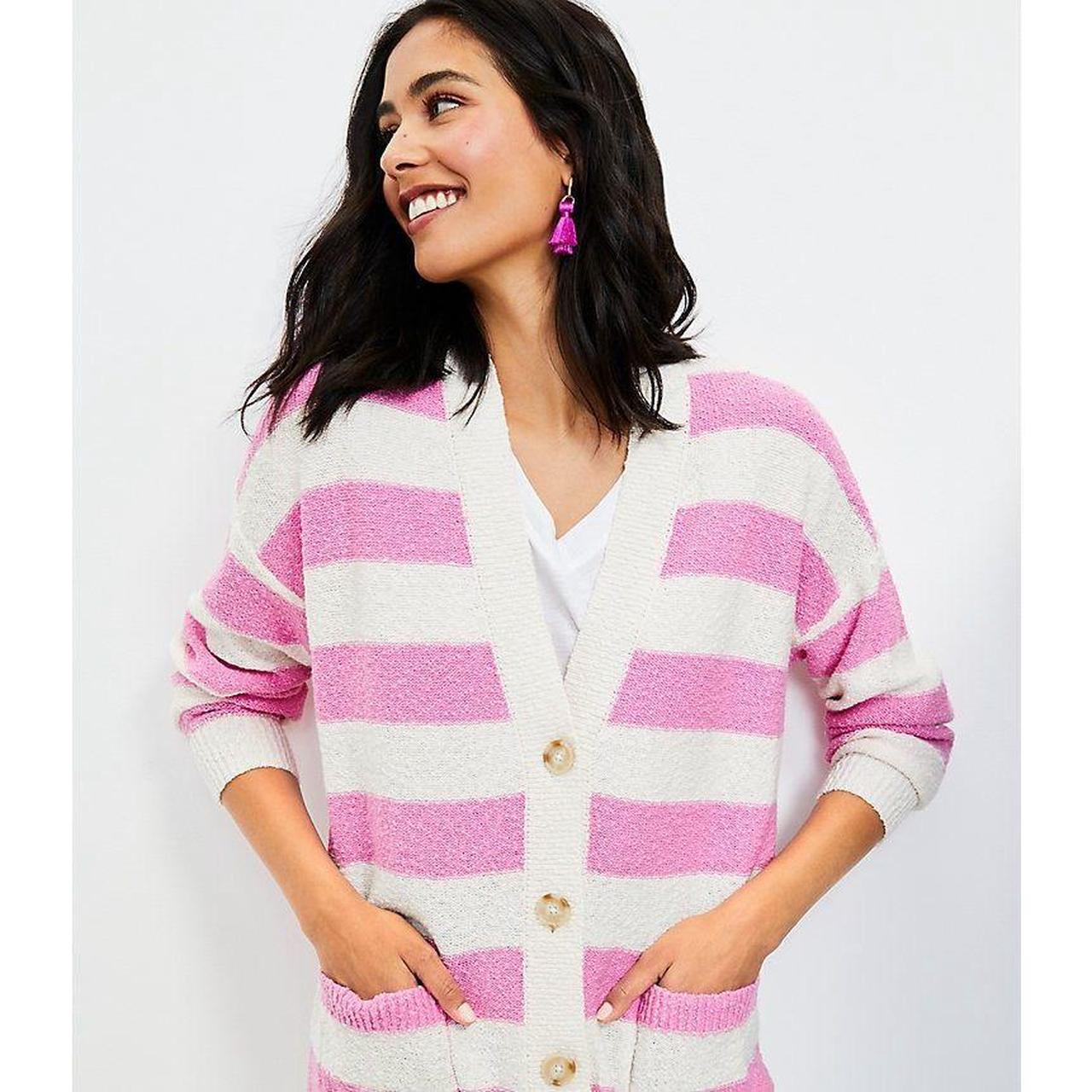 Loft striped cardigan hotsell