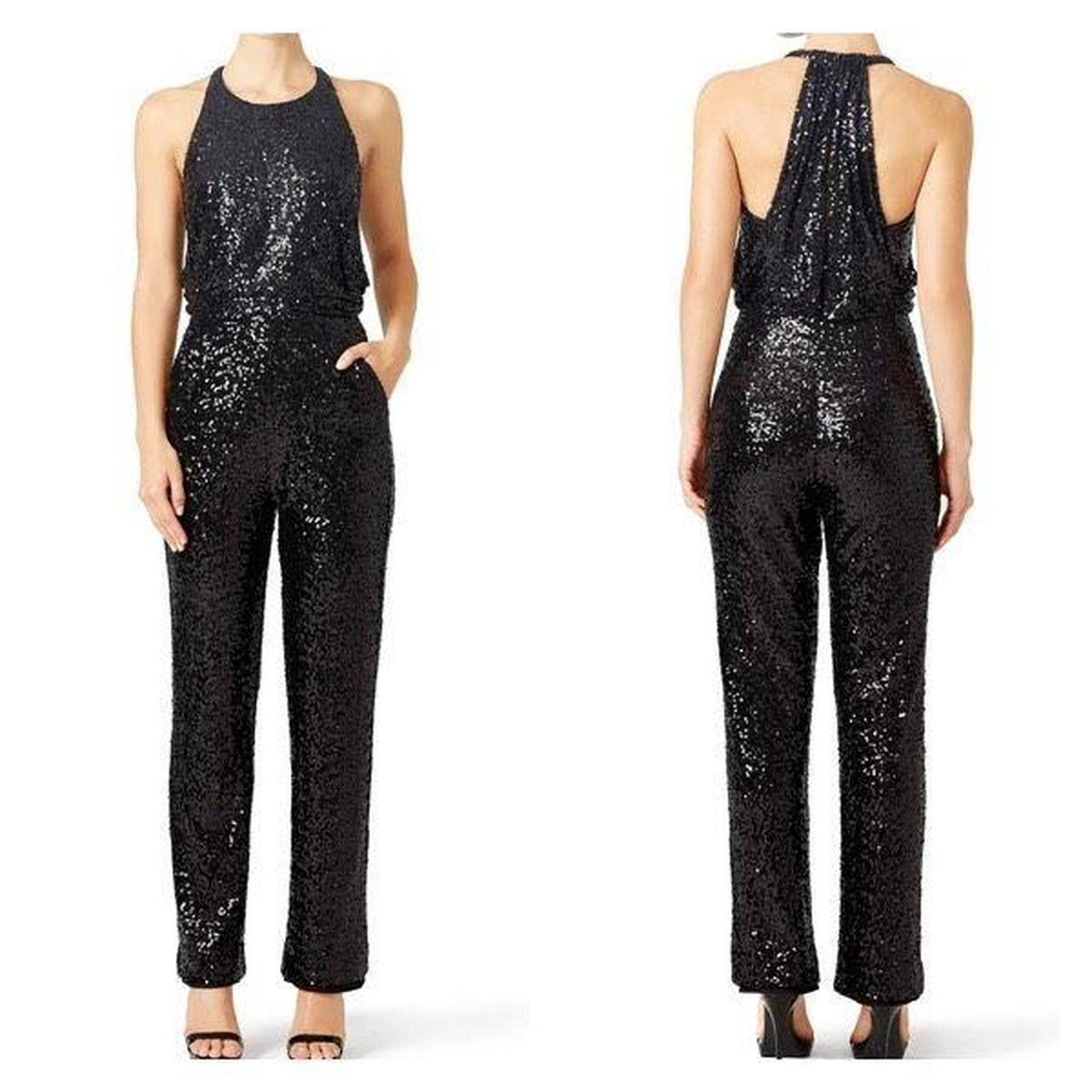 Badgley Mischa Black Sequin All over Sparkle