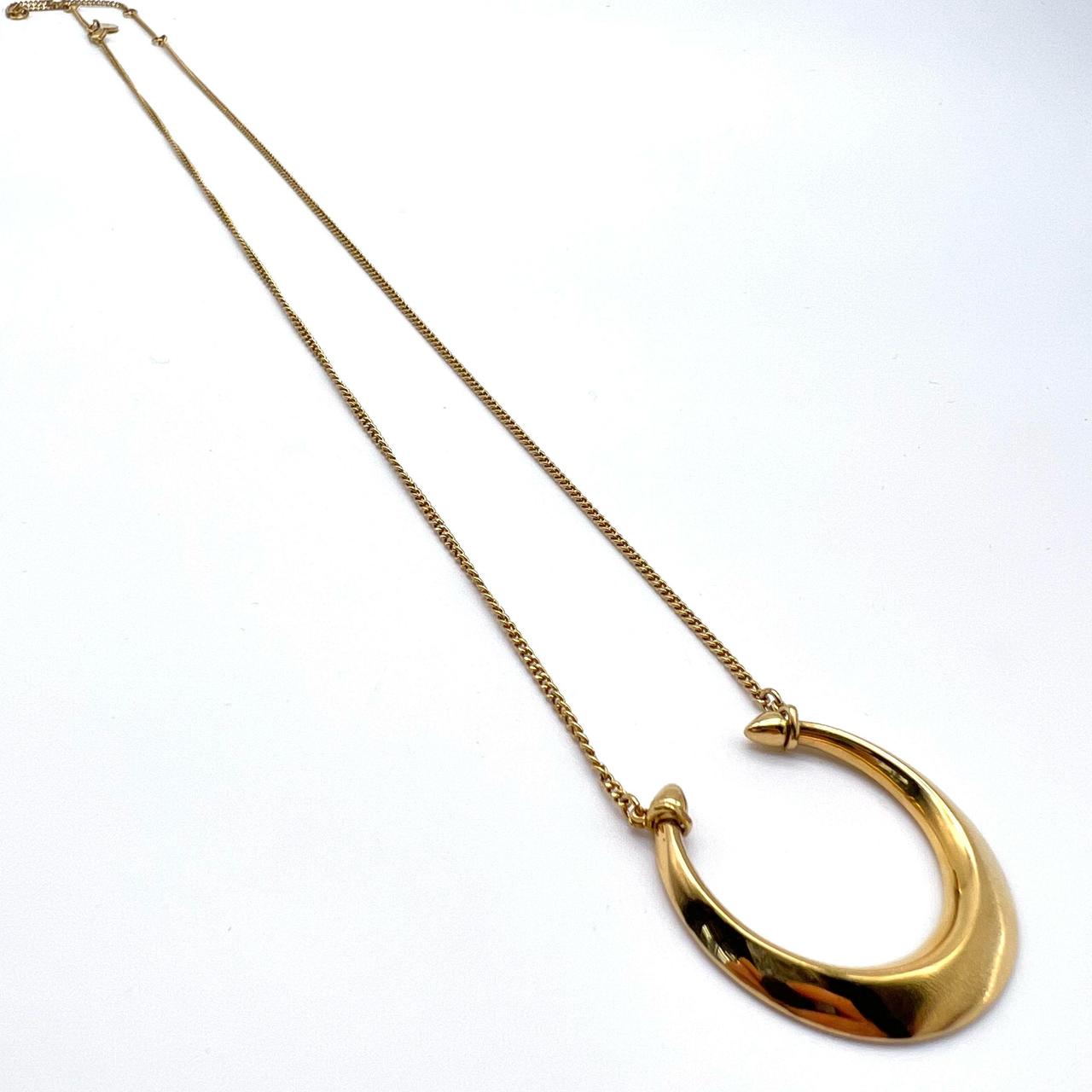 Stella Dot gold horn crescent half moon Depop