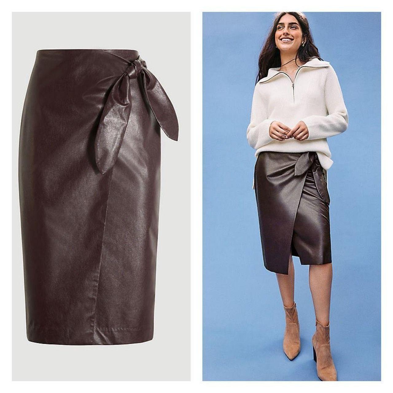 Faux leather pencil skirt ann taylor hotsell