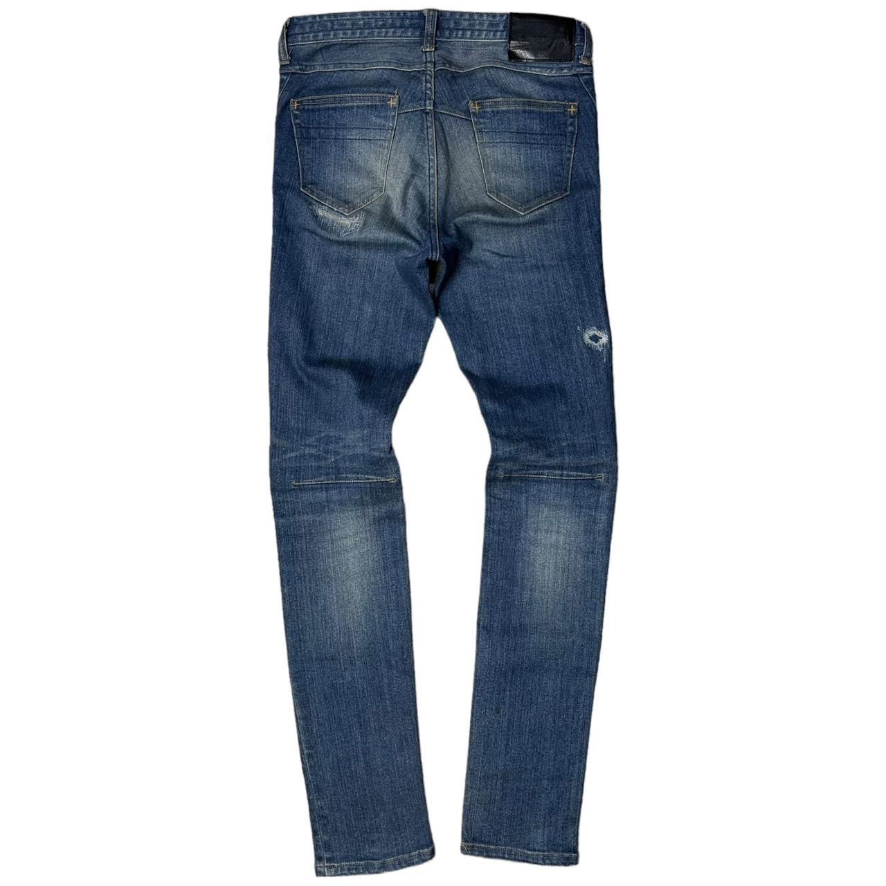 Number Nine x Studious Distressed Washed Skinny | Depop