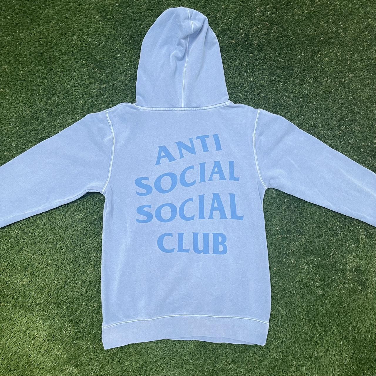 Ghosted Light Blue Hoodie