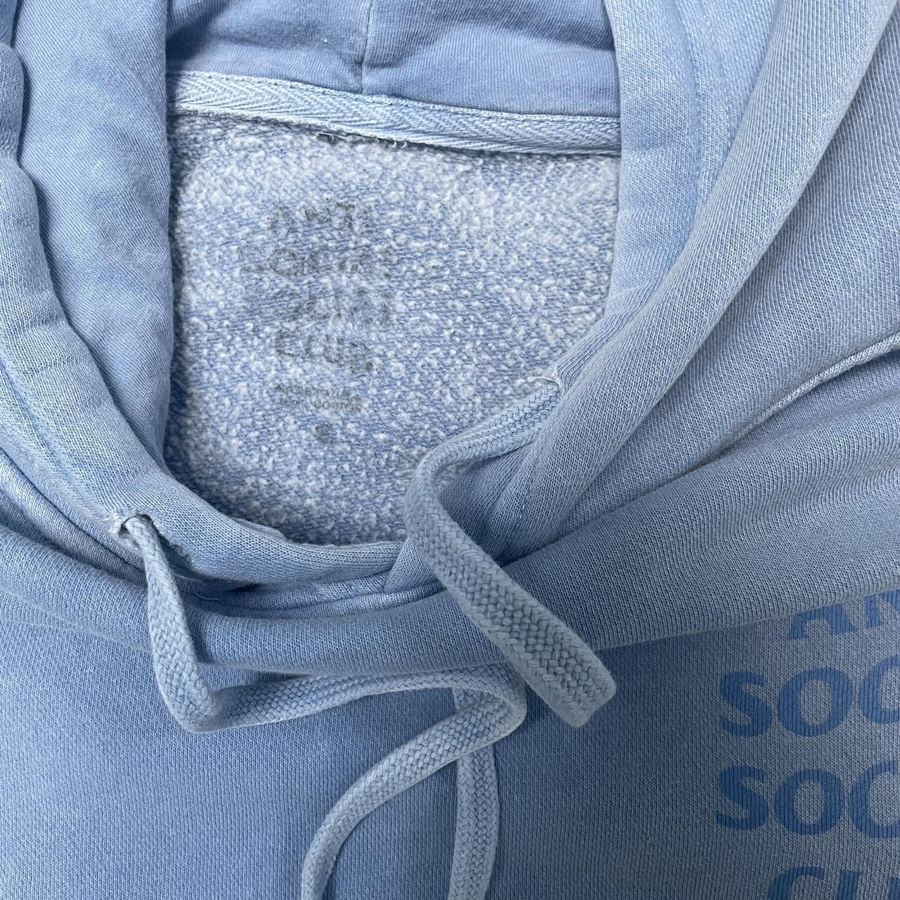 Ghosted Light Blue Hoodie