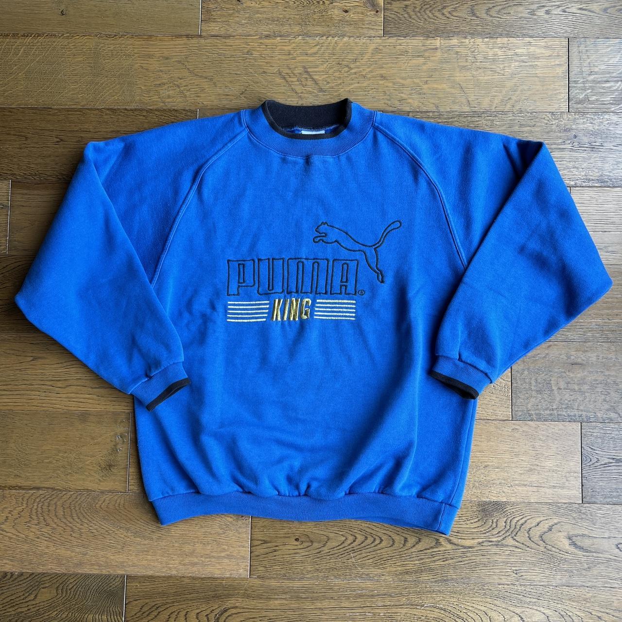 Vintage Puma King sweatshirt jumper pullover in a. Depop