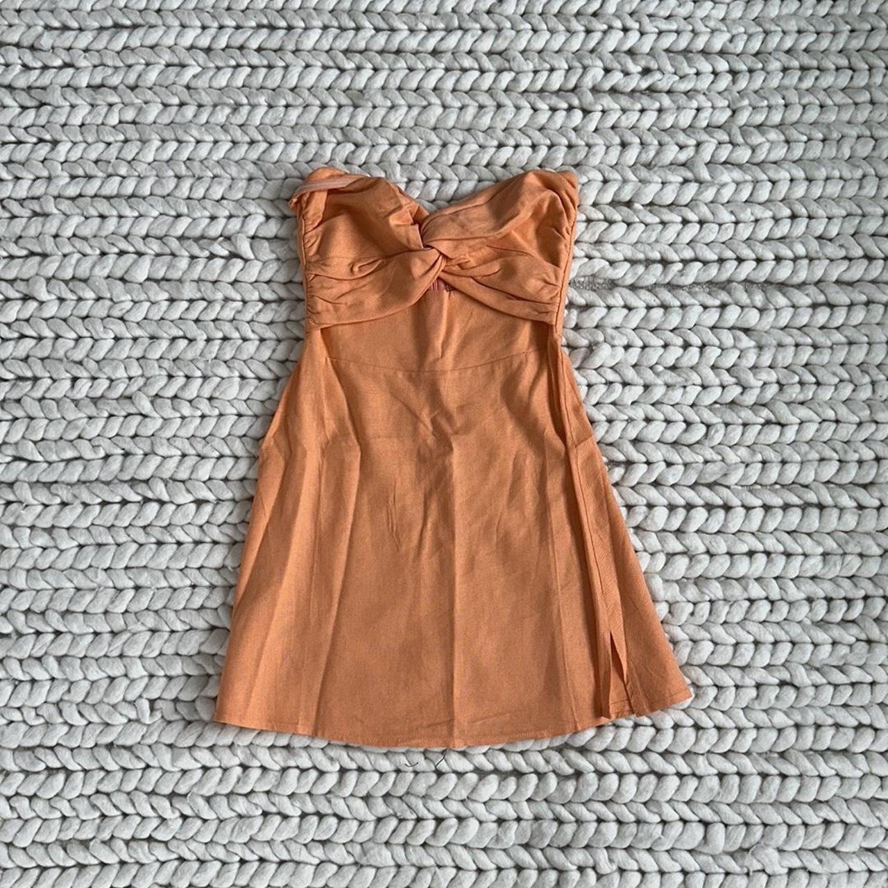 Princess Polly Women's Orange Dress Depop
