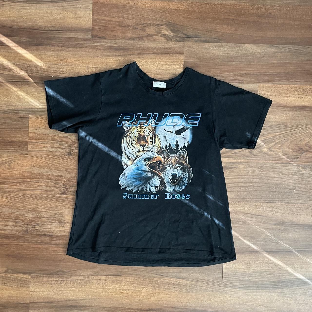 RHUDE T-SHIRT, SIZE MEDIUM