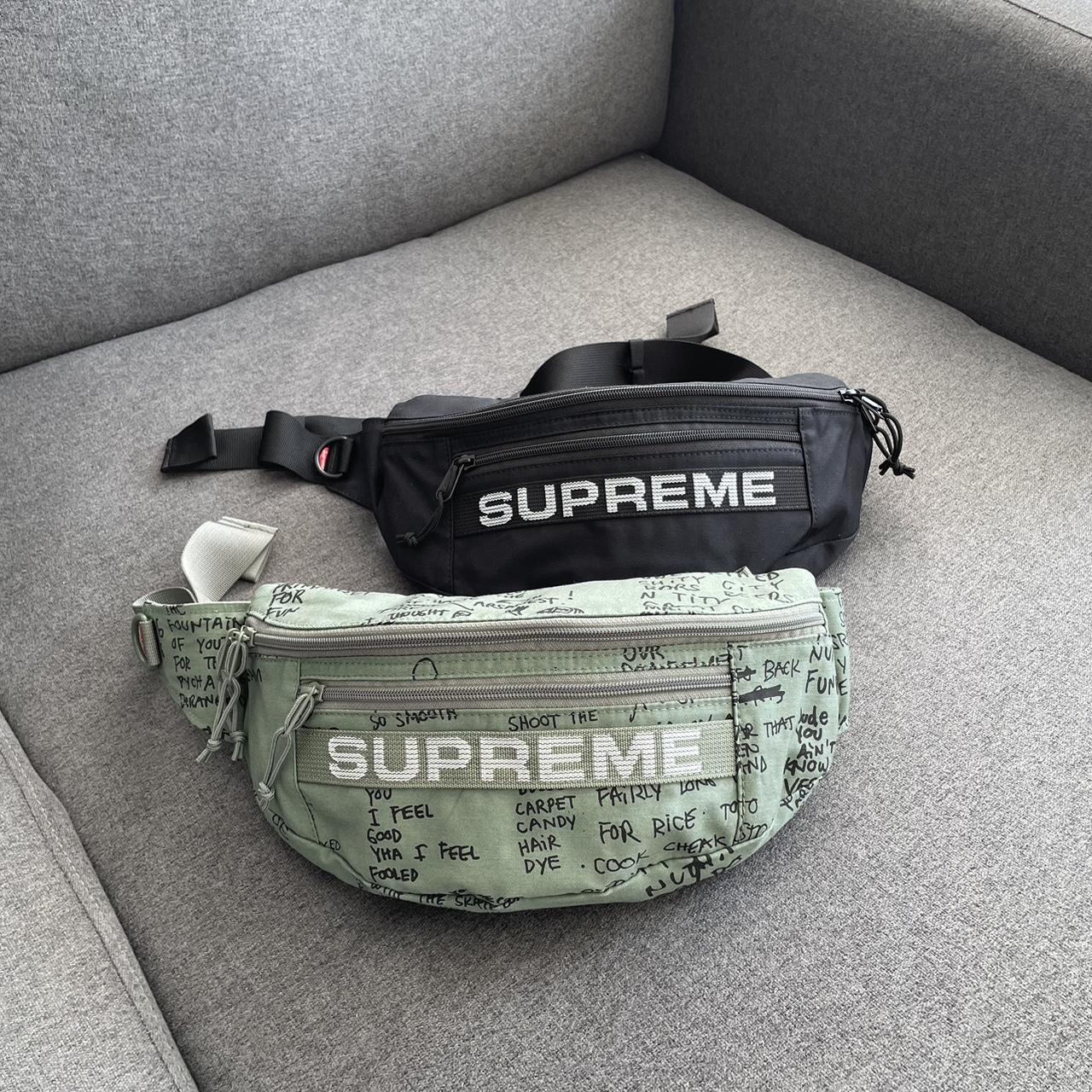 Supreme field waist bag Supreme khaki bumbag Black. Depop