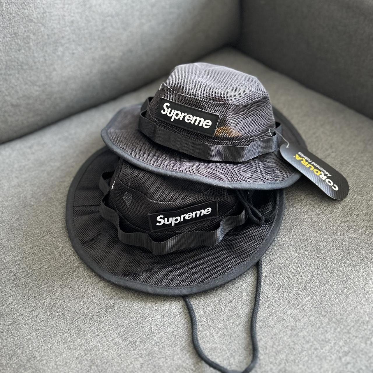 Supreme military boonie bucket hat black Supreme - Depop