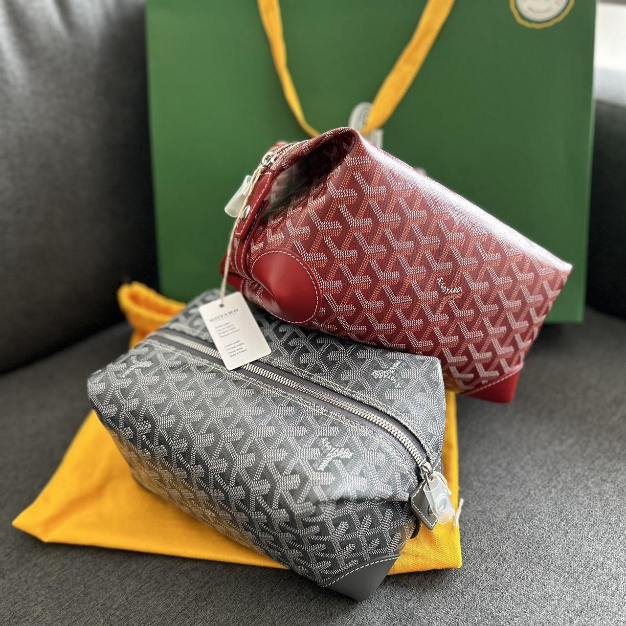 Goyard Boeing 25 toilet wash bag Grey and red £1250... Depop