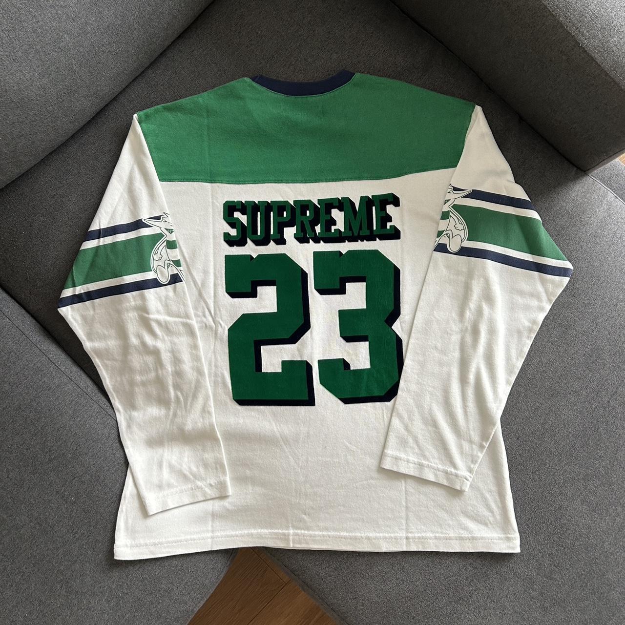 Supreme Mitchell & Ness Satin Baseball Jersey SUPER... - Depop