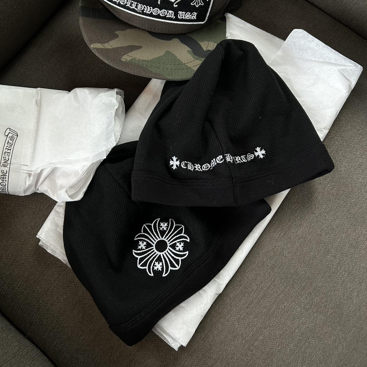 Chrome hearts skull cap Beanie Chromehearts thermal... Depop