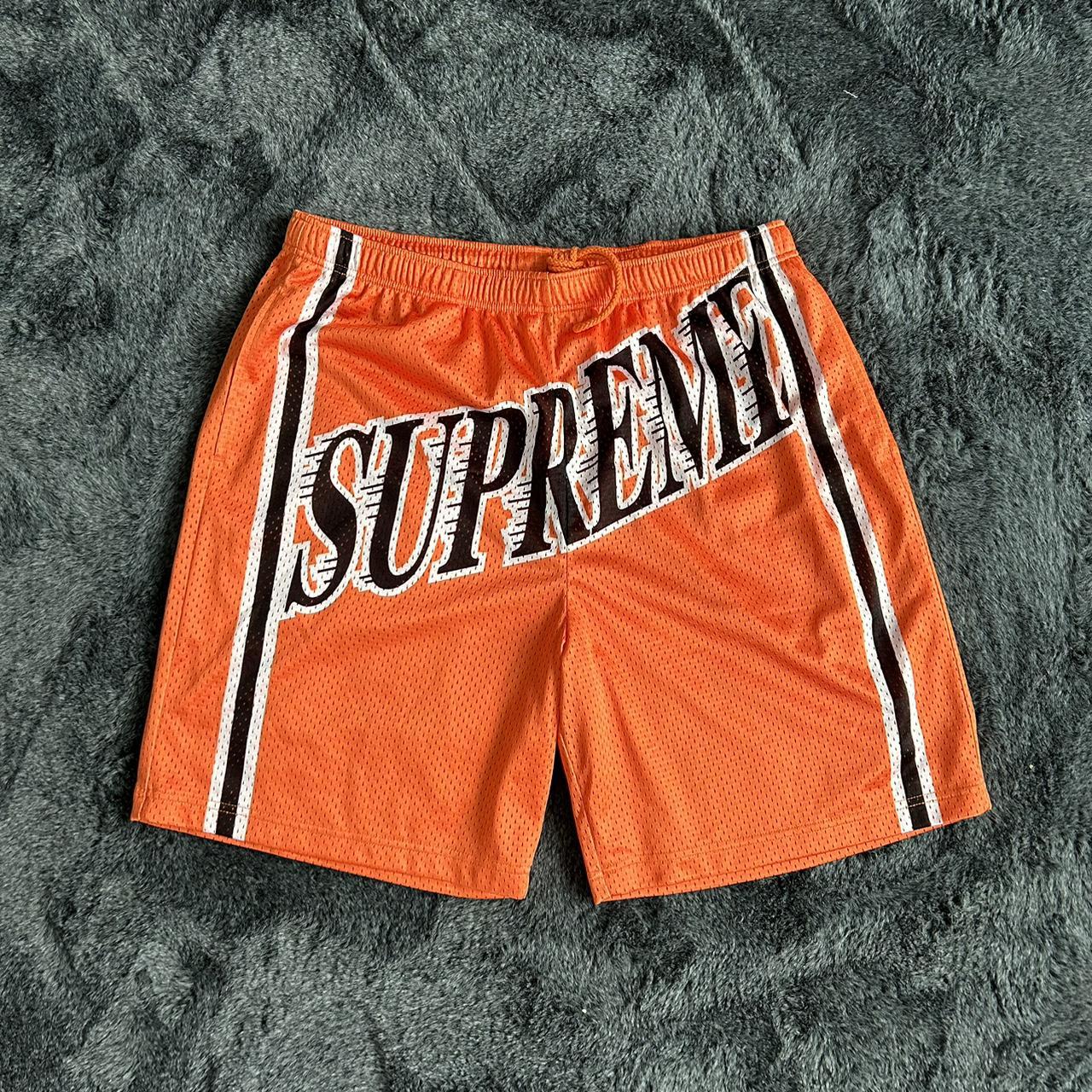 Orange hotsell supreme shorts