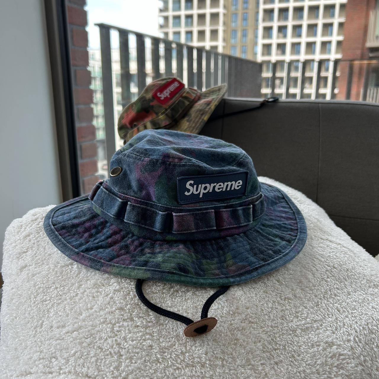 Supreme military boonie bucket hat Navy camo Supreme... - Depop