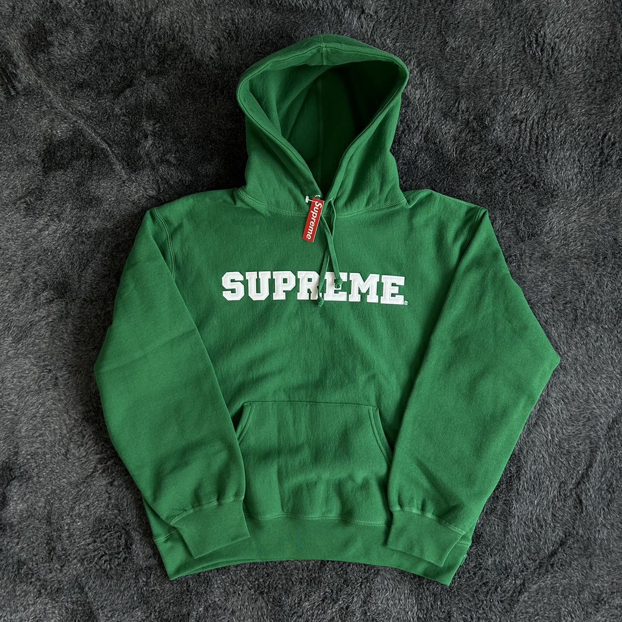 Green clearance supreme sweatshirt