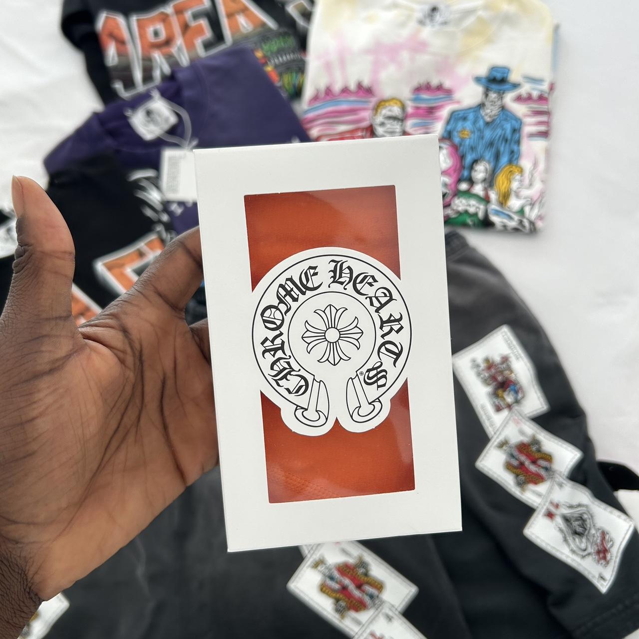 chrome hearts orange boxer shorts Chrome hearts | Depop