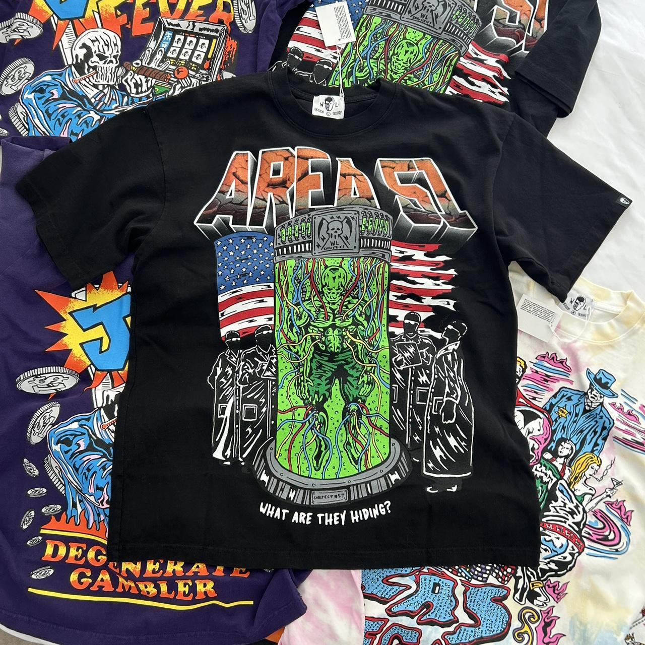 Warren Lotas black area 51 tshirt Size M and L Brand | Depop Warren Lotas black area 51 tshirt Size M and L Brand | Depop