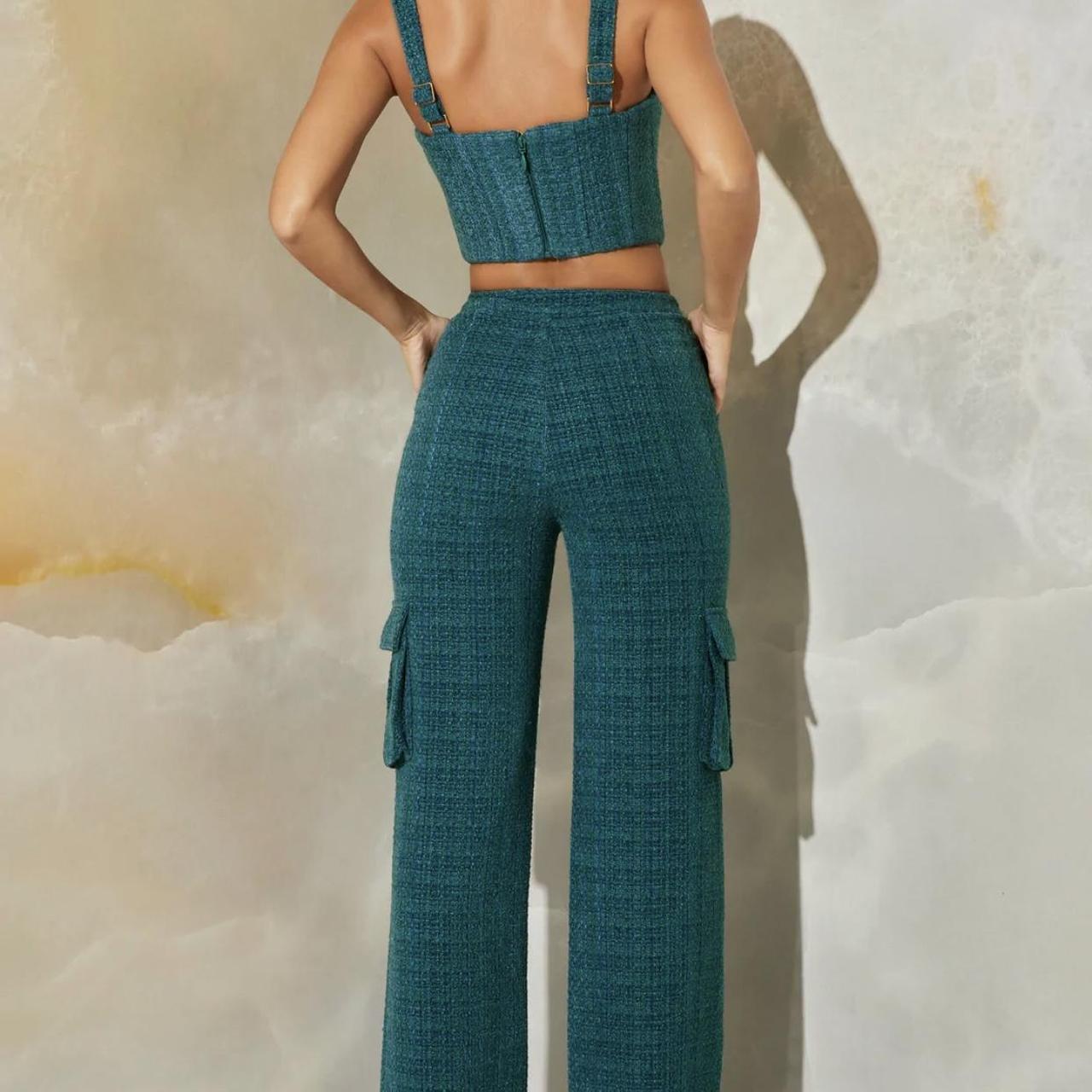 Hendrix oh polly tweed 2 piece corset top and... Depop